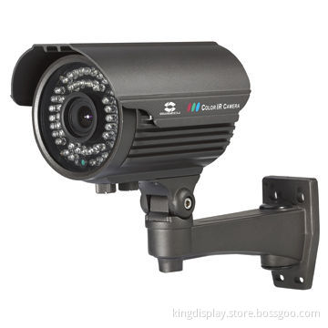 Color CCD cameras, Outdoor Security, Long Range, 40-50m IR, IP66, Varifocal Lens of 6-22mm